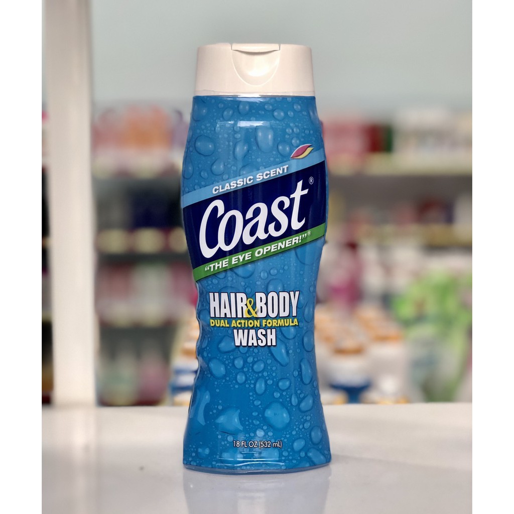 Sữa tắm gội Coast 532ml hàng Mỹ