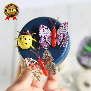 Set 12 nam châm 3D hình bươm bướm trang trí tủ lạnh lạ mắt