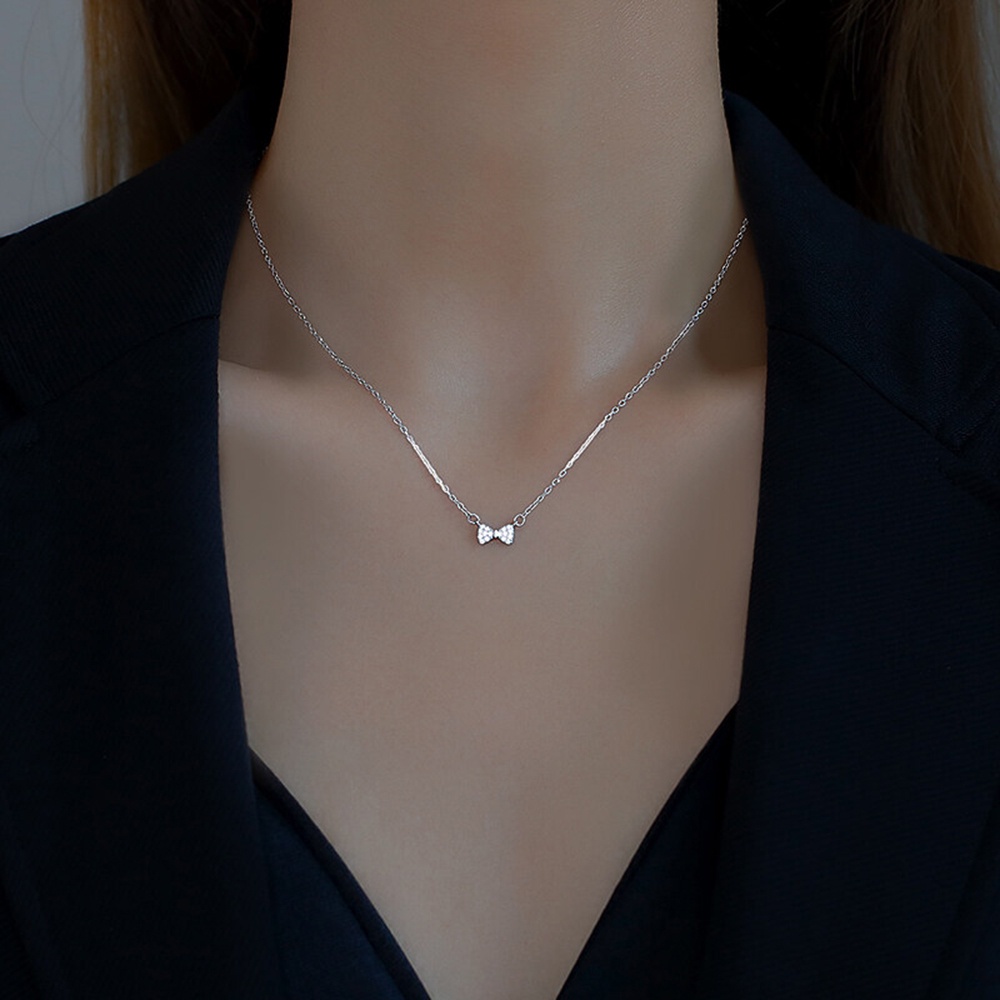 Vòng cổ Hình Nơ Phong Cách Công Chúa Thời Trang Dành Cho Nữ