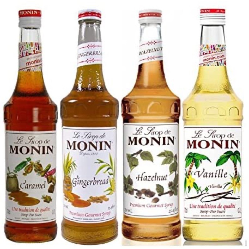 Syrup Đào dâu vải cam đỏ Monin 700ml