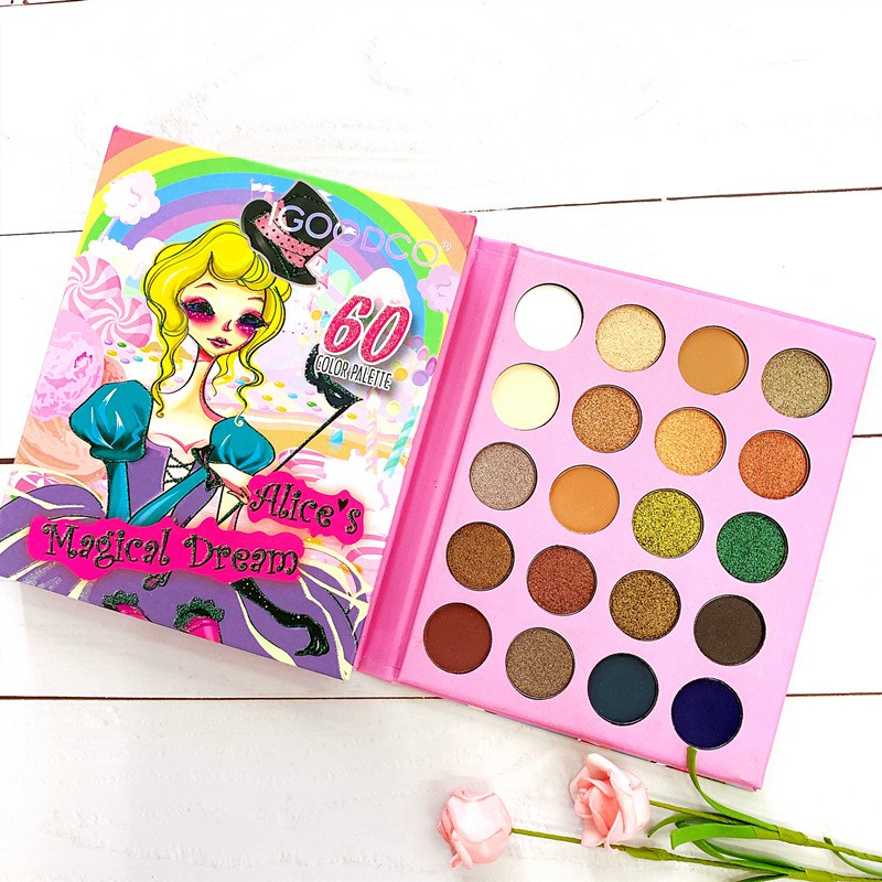 ALICE (Hàng Mới Về) Bảng Phấn Mắt Trang Điểm 60 Màu 5% Off 3 Màu Sắc Lấp Lánh | BigBuy360 - bigbuy360.vn