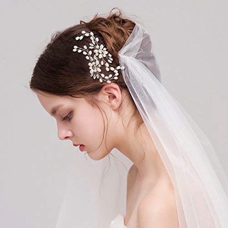 Trâm Cài Tóc Hình Hoa Đính Ngọc Trai Nhân Tạo Thời Trang