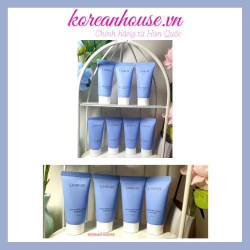 SỮA RỬA MẶT LÀM SẠCH SÂU LANEIGE MULTI DEEP-CLEAN CLEANSER_30ML