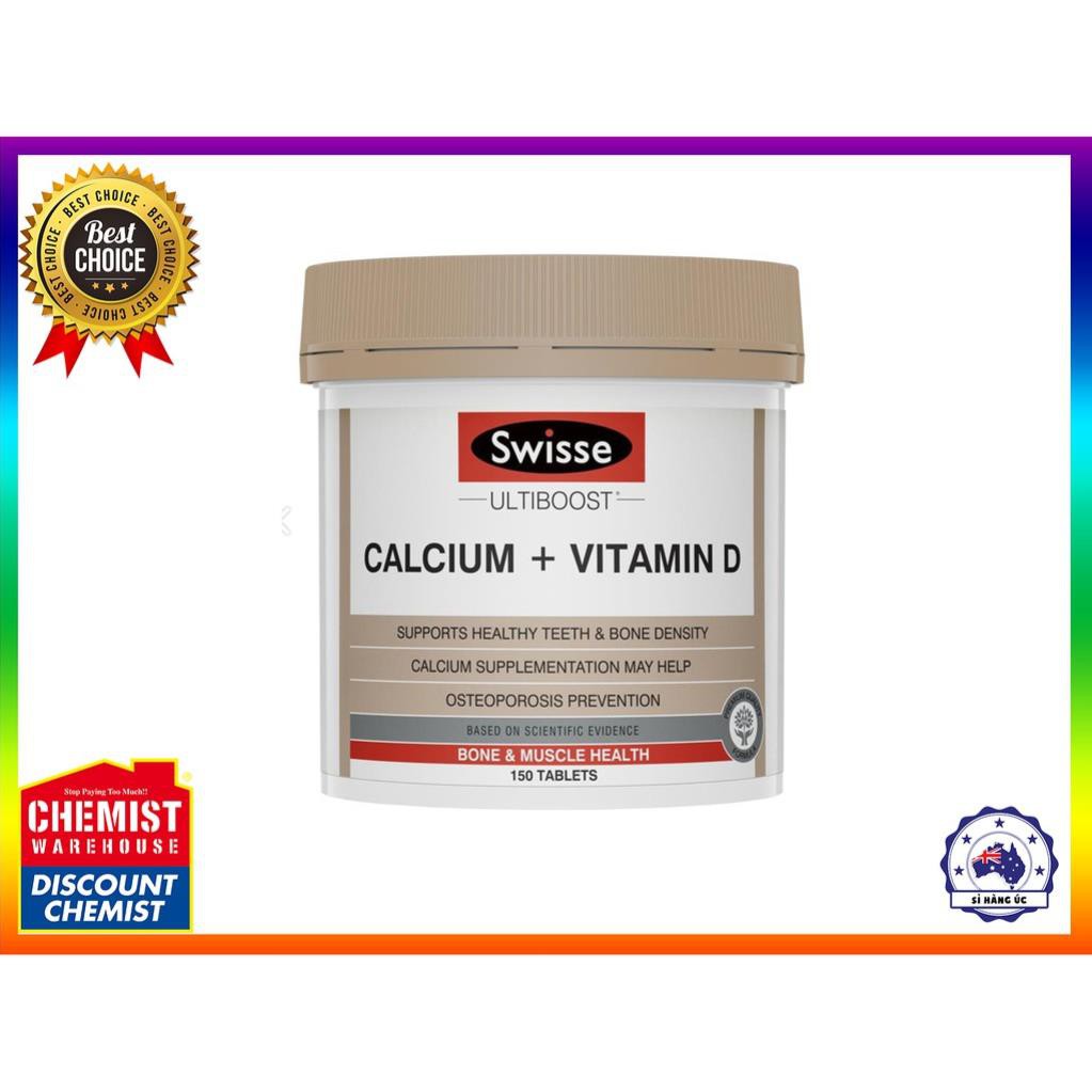 Viên uống canxi và vitamin d swisse_ calcium + vitamin d