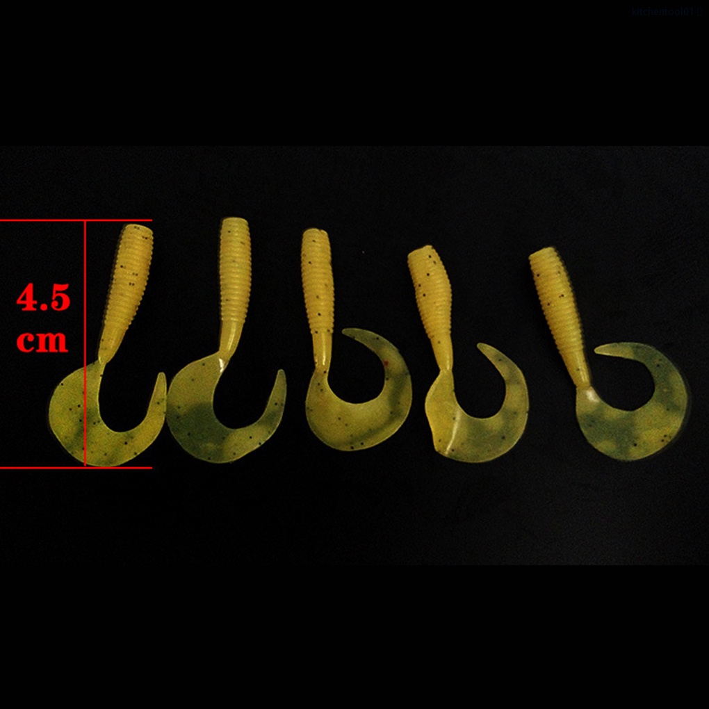 Bộ Mồi Câu Cá Giả Bằng Cao Su Kèm Lưỡi Câu Sống Động Dùng Để Câu Cá