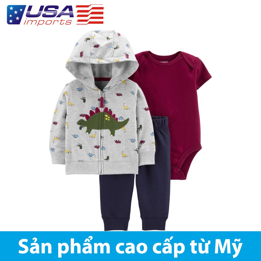 Set 3 món áo khoác kèm quần Car-tờ Auth Từ Mỹ (18517110)