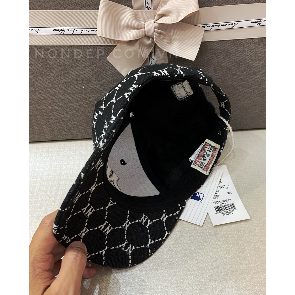 Nón Mũ Lưỡi Trai Nam NY MLB Hàng Hiệu Xuất, HOT TREND, Logo Thêu Nổi, Nón Kết MLB NY  Form Chuẩn
