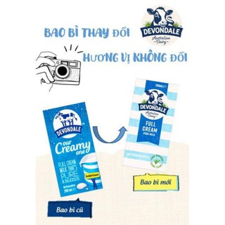 Sữa Tươi Devondale Full cream 1L