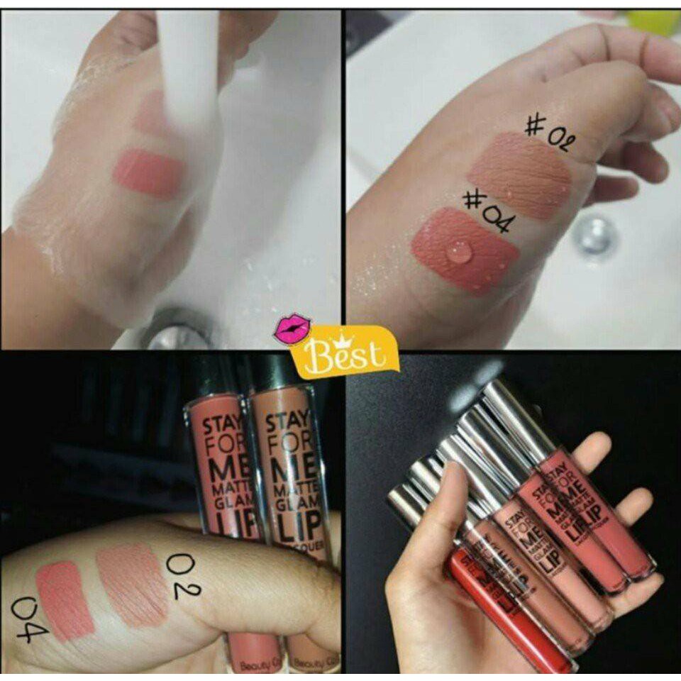 SON KEM LÌ BEAUTY CO SEOUL STAY FOR ME MATTE GLAM LIP LACQUER