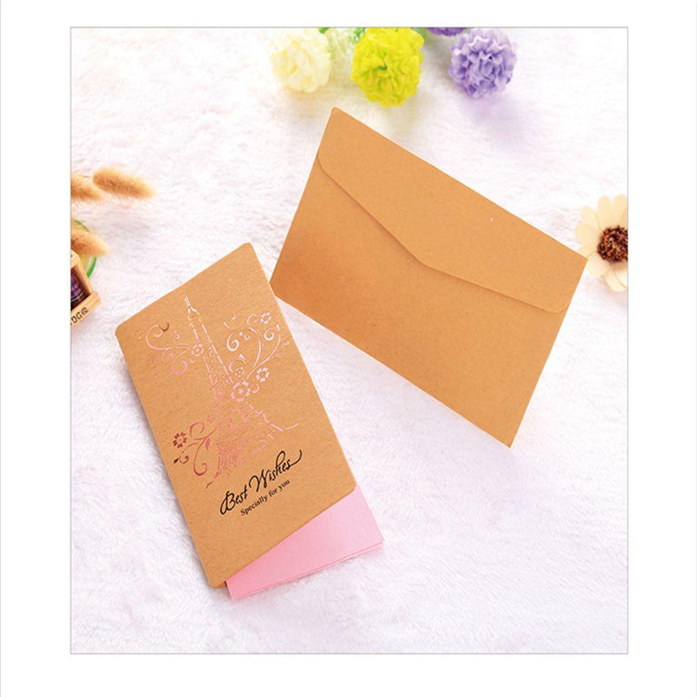 Thiệp Chúc Mừng Sinh Nhật / Đám Cưới Bằng Giấy Kraft