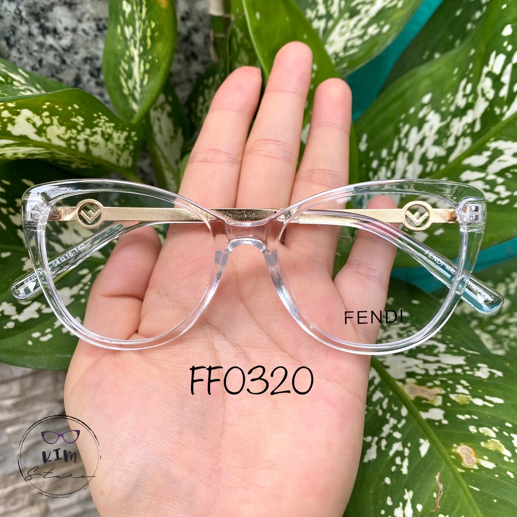 GỌNG NHỰA MẮT MÈO XẾCH NHẸ THỜI TRANG NỮ (Nhận cắt độ cận cho kính)