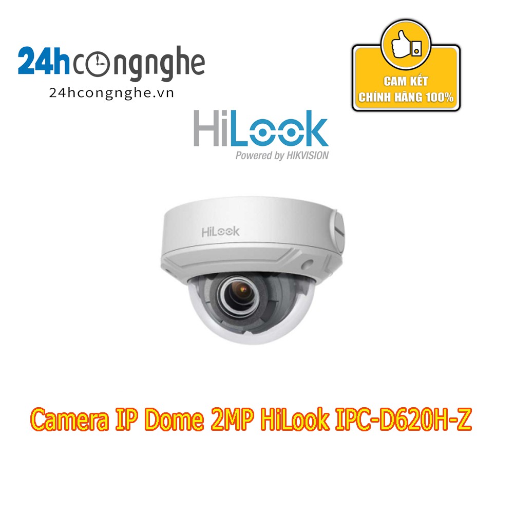 Camera IP Dome 2MP HiLook IPC-D620H-Z