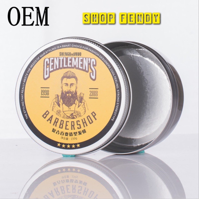 Sáp Vuốt Tóc Giữ Nếp Tóc Barber 100g/Hộp Tạo Kiểu Tóc Sành Điệu