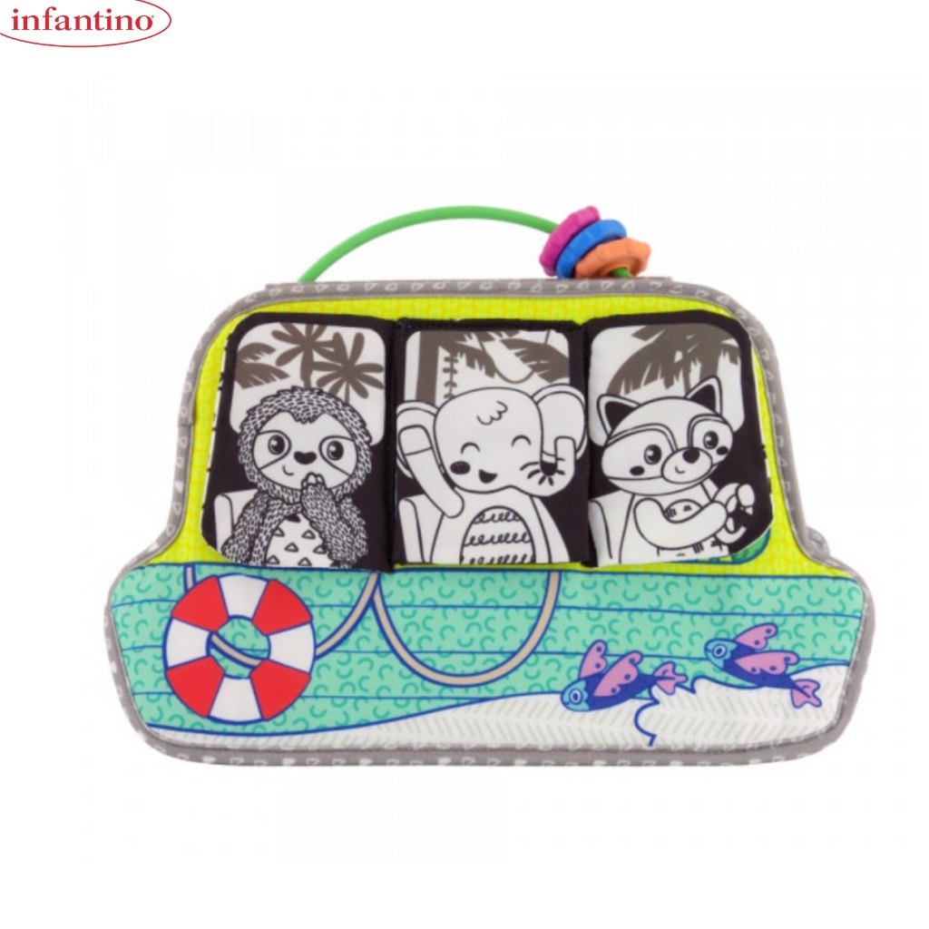 Đồ Chơi Giác Quan 2in1 Hình Con Thuyền INFANTINO - Phát Triển Kỹ Năng Toàn Diện Cho Bé