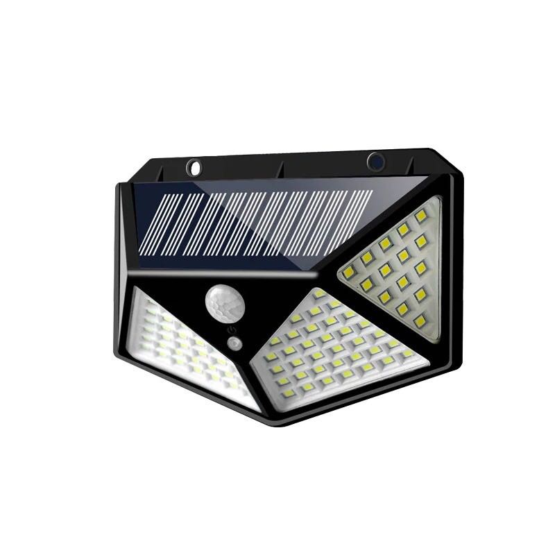 Đèn năng lượng mặt trời solar 100 led siêu sáng cảm biến ánh sáng và chuyển động