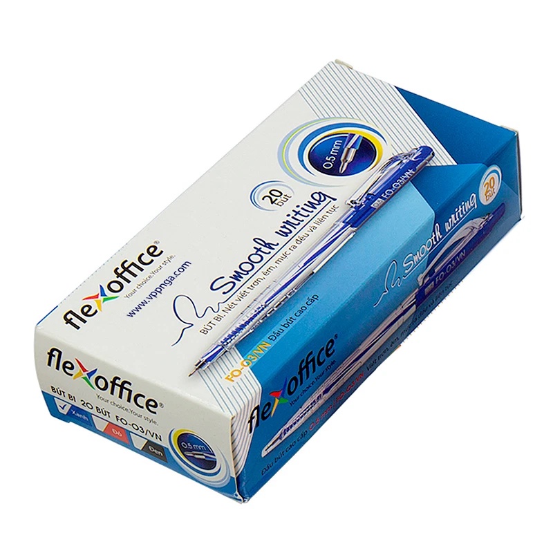 Bút bi, Viết bi Thiên Long chính hãng FO-03/VN kiểu bấm