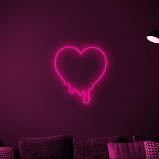 Đèn LED neon hình Tim chảy [INEON]