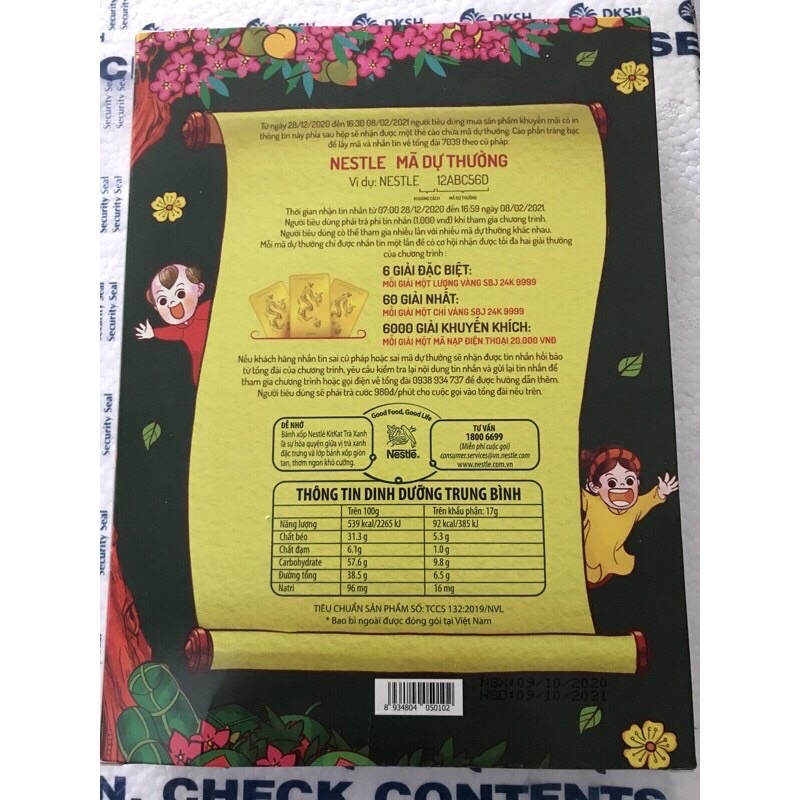 Bánh KitKat hộp Tết 136g/204g