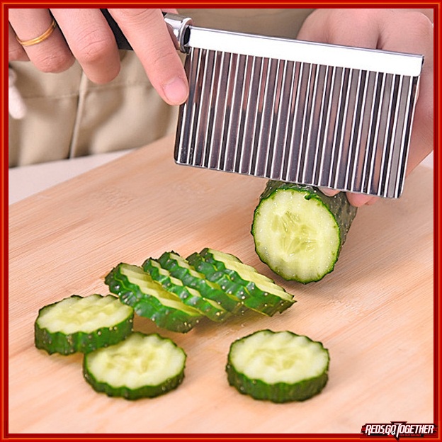 Dao lượn sóng cắt rau/củ/quả cho bé ăn dặm