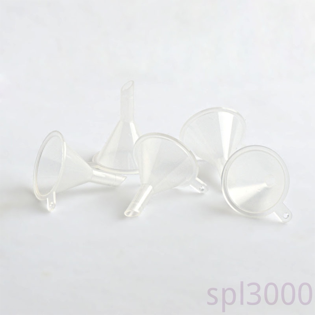 Set 5 Phễu Nhựa Miệng Rộng Dùng Trong Nhà Bếp / Phòng Thí Nghiệm