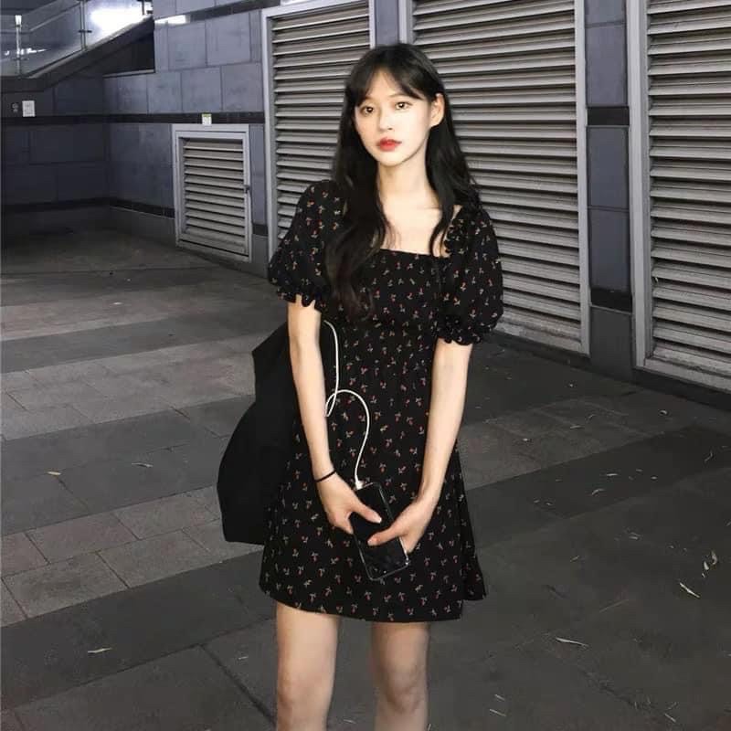 [Mã FAGREEN1505 giảm tới 30K đơn 99K] (HÀNG ODER 15ng) VÁY XOÈ HOA NHÍ MẶC 2 KIỂU