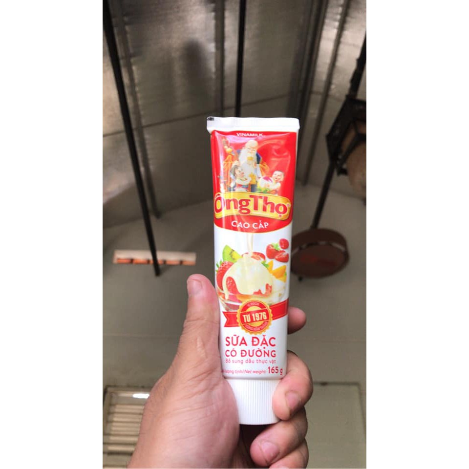 [SIÊU HOT] Sữa Đặc Ông Thọ Dạng Tuýp, 165gr Chính Hãng, Thiết Kế Nhỏ Gọn, Tiện Lợi, Dễ Dang Mang Theo, Không Sợ Dư Thừa