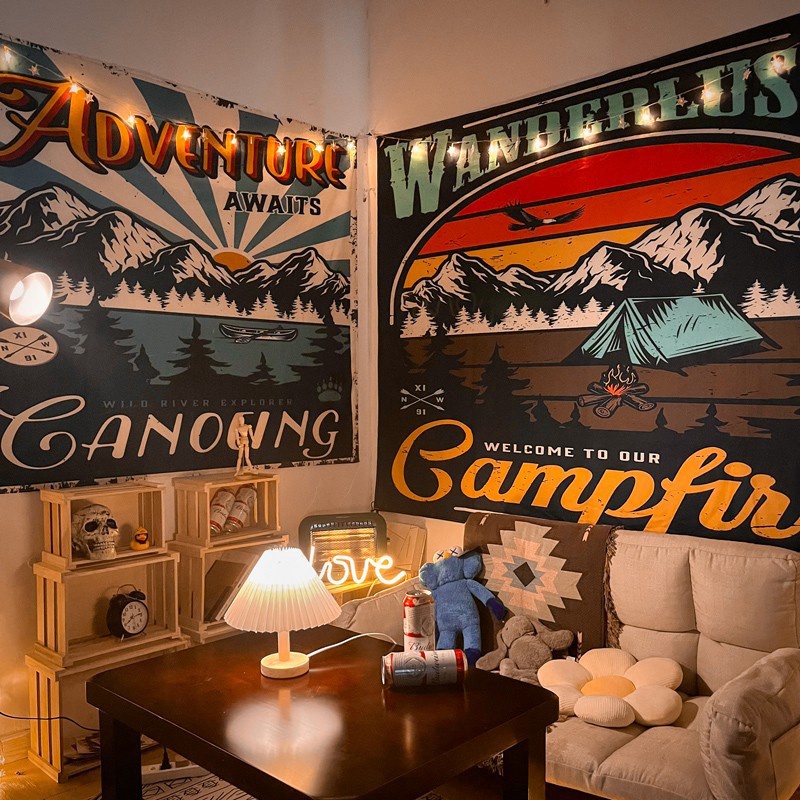 Thảm Treo Tường Trang Trí Nhà Cửa Phong Cách Mỹ