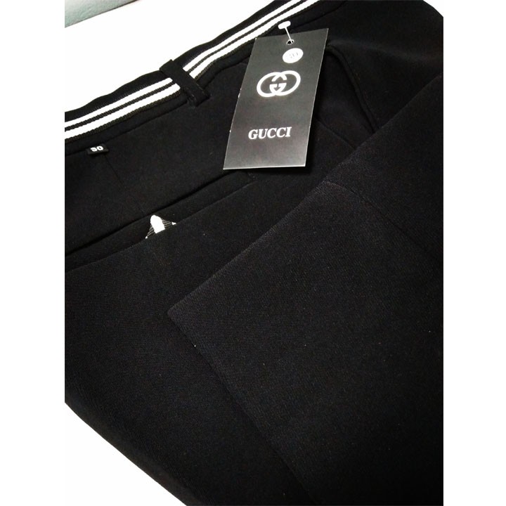 Quần Tây Nam Đen Sọc Trắng Dáng Ôm Ống Bó Hàn Quốc