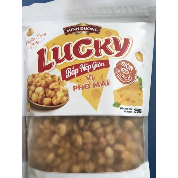 Bắp Nếp Giòn Vị Phô Mai Lucky Minh Dương 250g