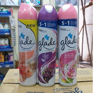 Nước hoa xịt phòng Glade các mùi Hương hoa tuyệt tác 280ml