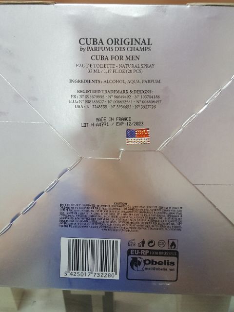 Nước hoa nam Cuba Gold 35ml chính hãng Mỹ | BigBuy360 - bigbuy360.vn