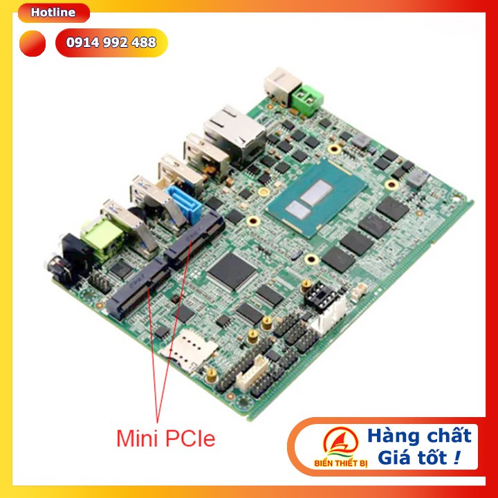 Card chuyển đổi M2 NGFF Key E Wifi Bluetooth sang Mini PCI-E cho máy tính PC - Laptop