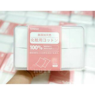 Bông tẩy trang 1000 miếng Miniso Nhật