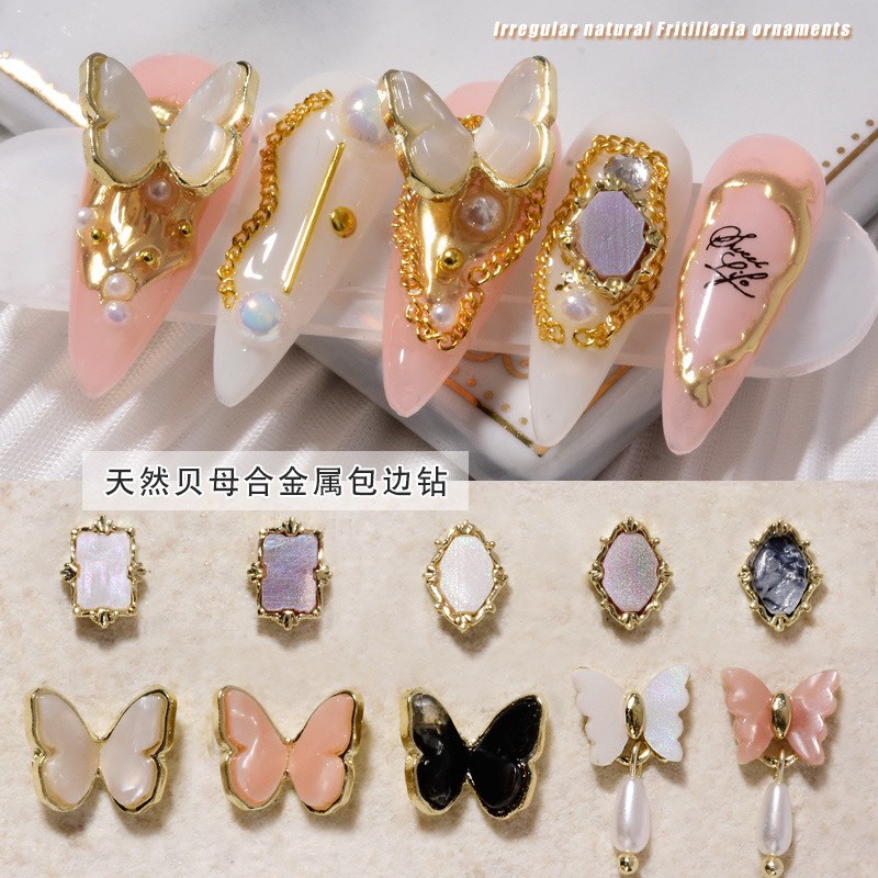 charm bướm đá loại mới