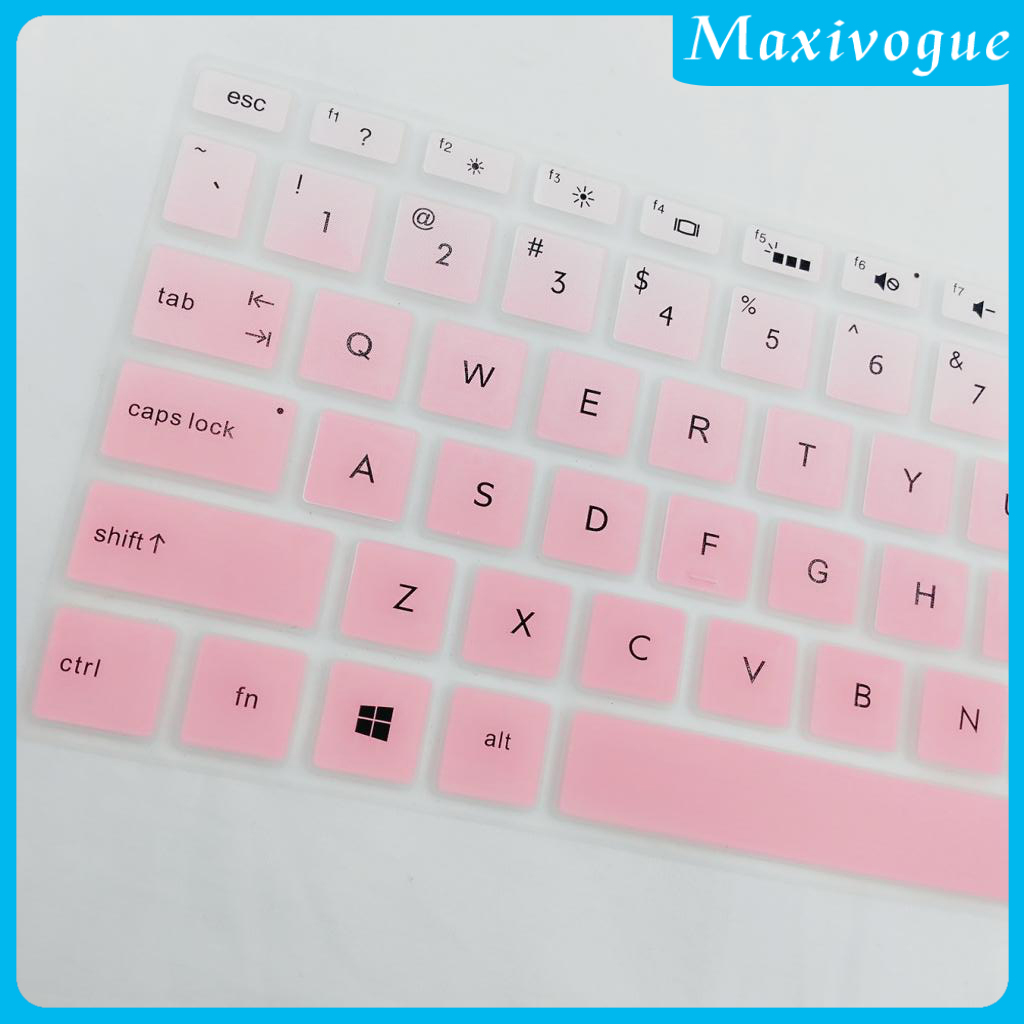 Miếng phủ bàn phím chất liệu cao su nhiều màu tuỳ chọn cho máy tính xách tay 15.6''