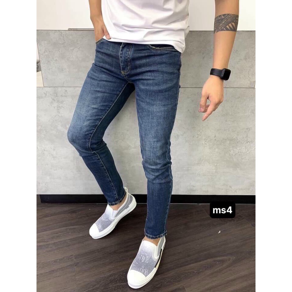 Quần Jean Nam Màu Xám 🔵 𝐅𝐑𝐄𝐄 𝐒𝐇𝐈𝐏 🔵 Quần Bò Nam Co Giãn Thời Trang Hpfashion - Qjnhp044