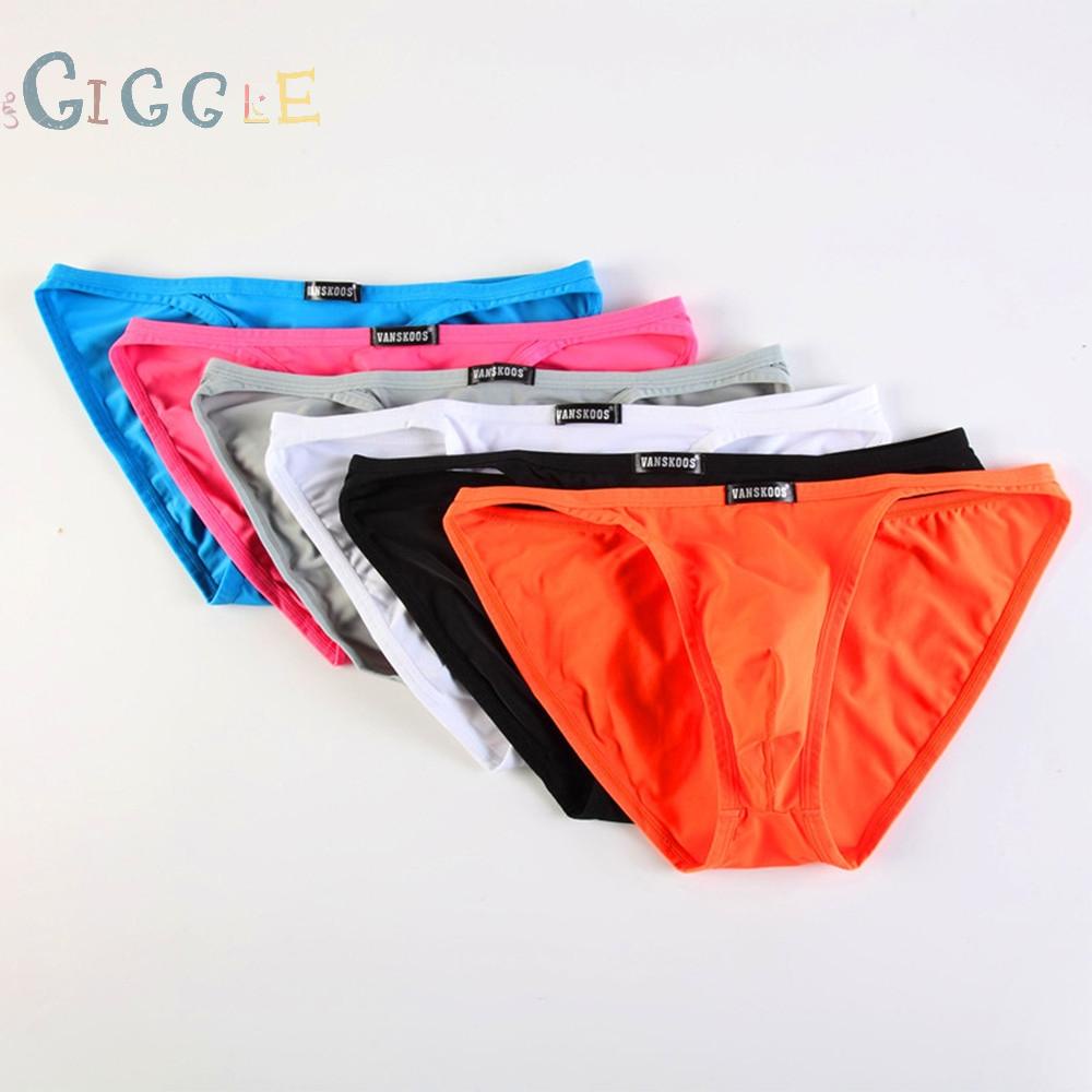 Men Briefs Bikini Breathable Comfortable Fashionable Ice Silk Underwear