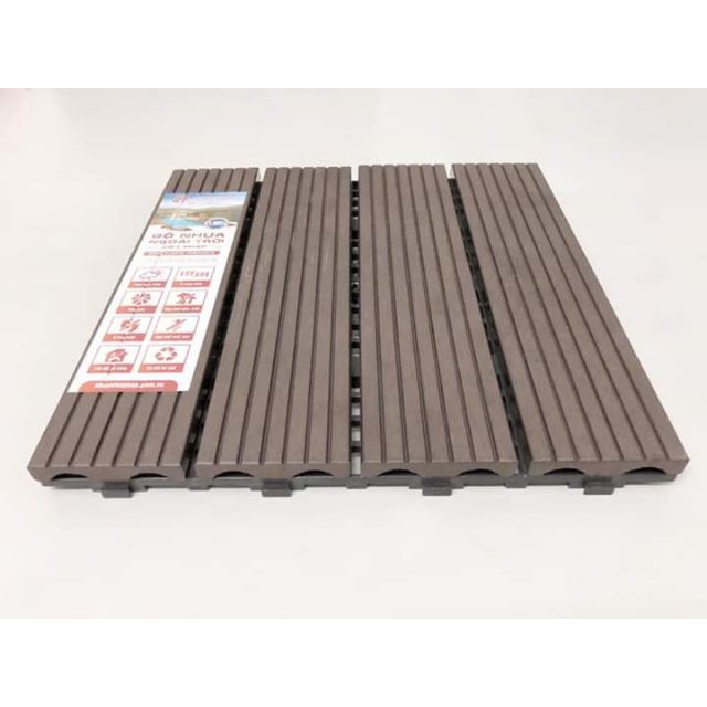Vỉ gỗ nhựa lót sàn ngoài trời Việt Pháp