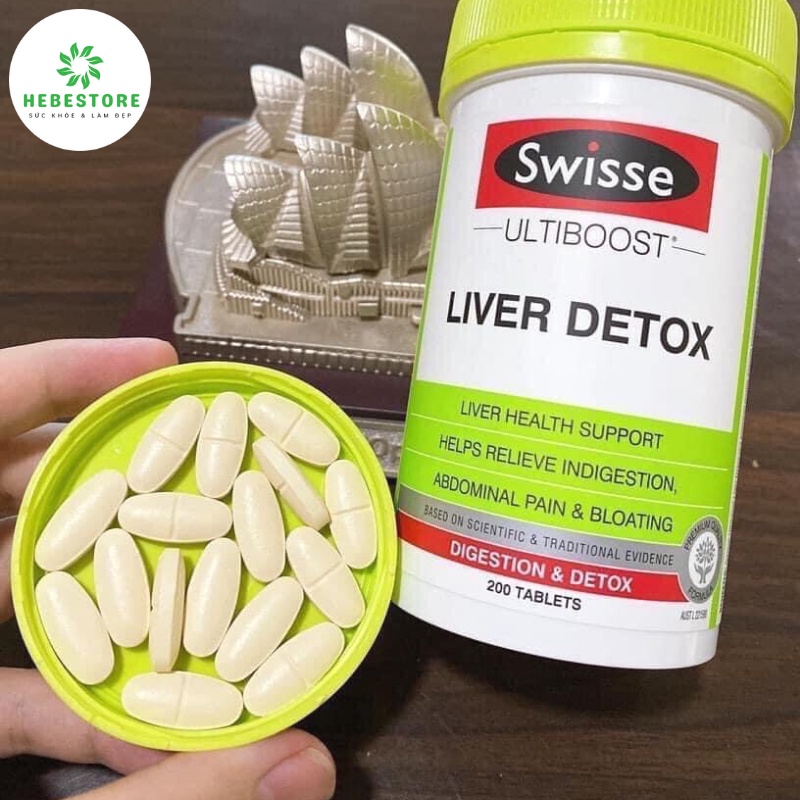 Thải độc gan Swisse Liver Detox Úc 120/ 200 viên giải độc gan - Chính hãng, mẫu mới | BigBuy360 - bigbuy360.vn