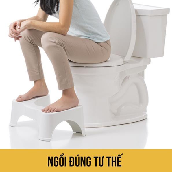 Ghế kê chân toilet - bồn cầu Notoro INOCHI để chân khi đi vệ sinh dễ dàng và thoải mái chống táo bón