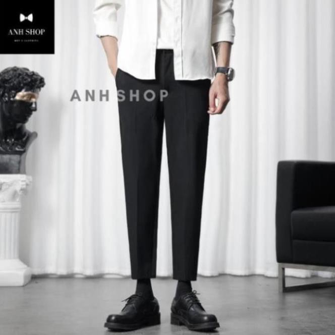Quần tây âu (2 Màu ĐEN XÁM) Nam Nữ Unisex [Thời trang nam] | BigBuy360 - bigbuy360.vn