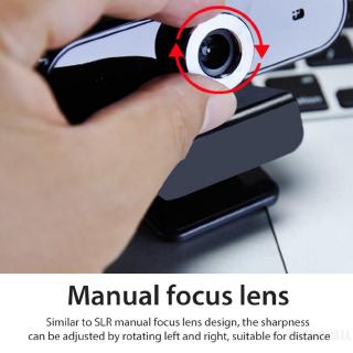 USB 2.0 HD Webcam Online Class Camera with Mic for Computer PC Laptop
