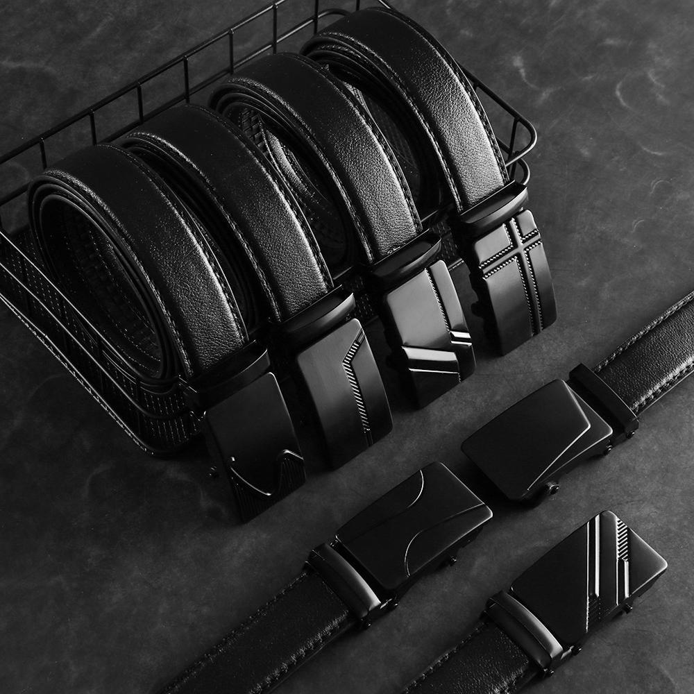 Thắt Lưng Da PU Khóa Cài Tự Động Thời Trang Cho Nam