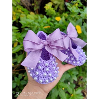 Giày Sandal nơ hạt ngọc/Giày nơ hạt ngọc[BÉ GÁI]