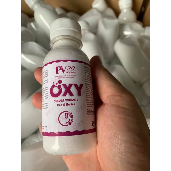 oxi trợ nhuộm tóc mini chai 100g
