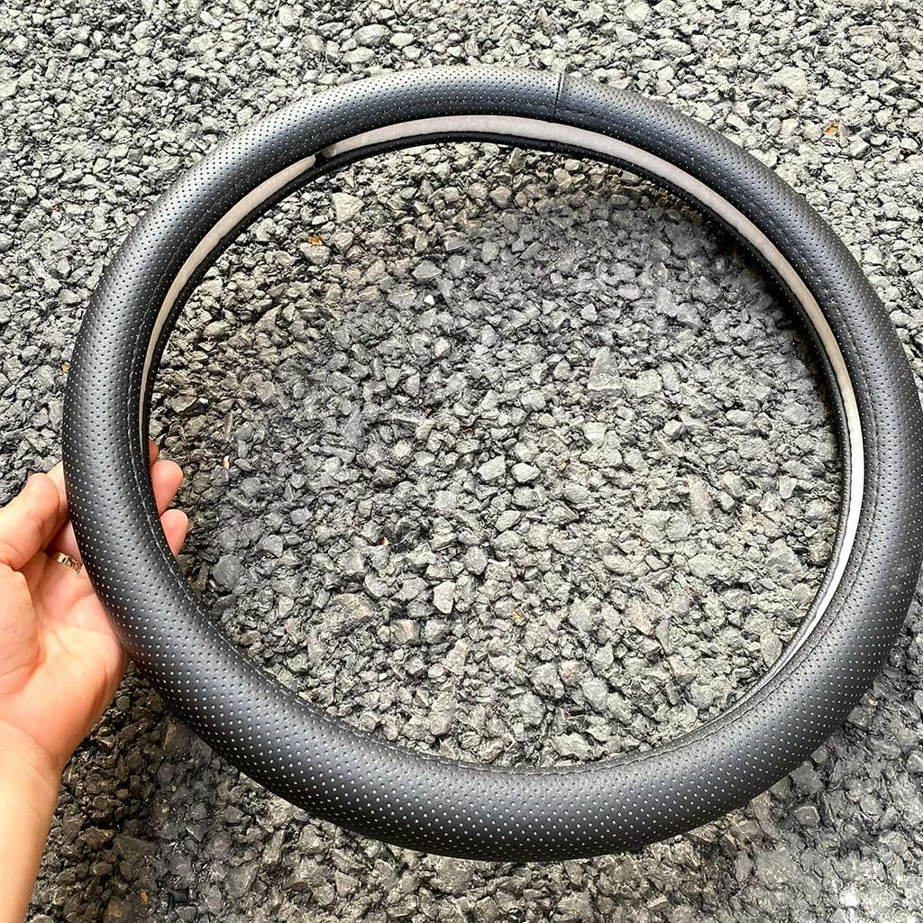 Bọc vô lăng, bọc da vô lăng cao cấp Size M, Đường kính 37, 38cm, Chất liệu da dày dặn, ôm tay lái 2307,2306