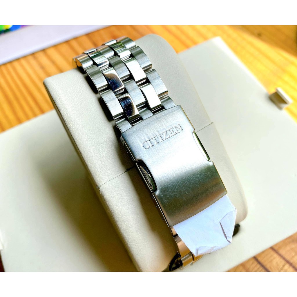 Đồng hồ Nam chính hãng Citizen Eco Drive World Time Radio Controlled AT9031-52L - Máy Pin năng lượng ánh sáng