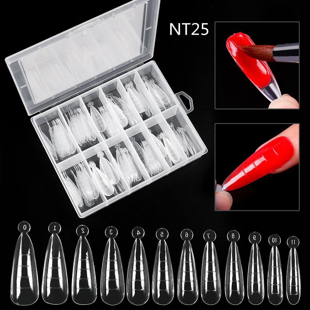Bộ Khuôn Đắp Móng Gel UV 12 Kích Cỡ DIY