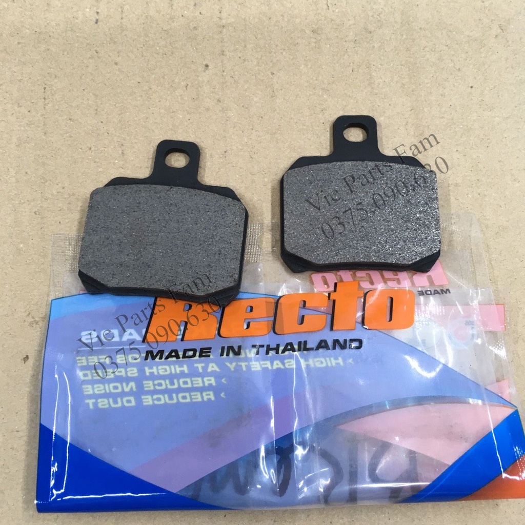 Bố thắng đĩa cho heo dầu Frando, Adelin, Nissin 2 pis đối xứng, hàng Recto Thai