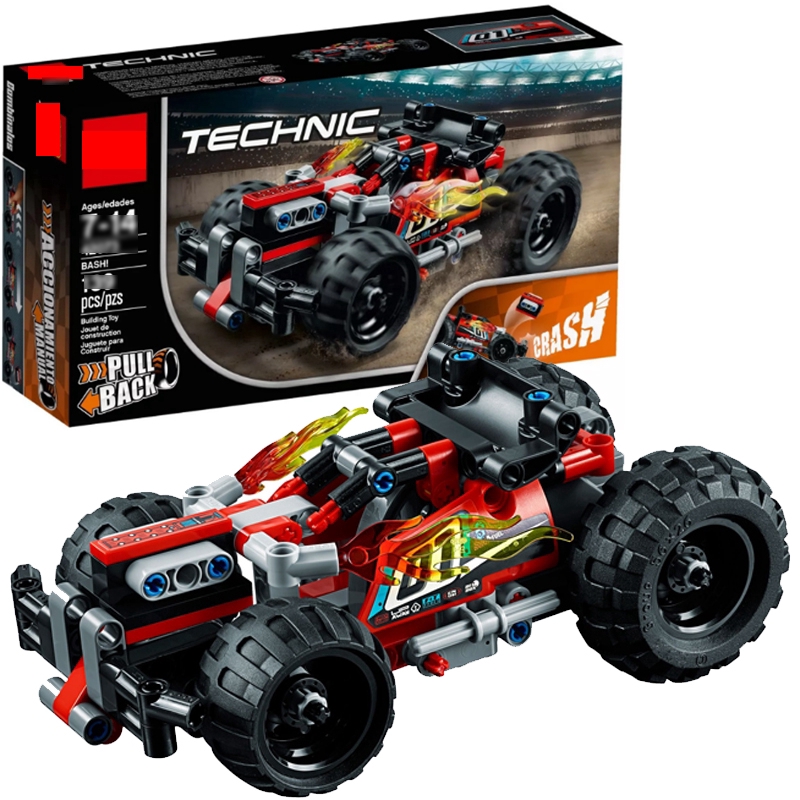 Đồ chơi lego lắp ráp xe đua Technic Bash DIY cho bé